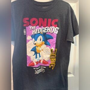 Sonic the hedgehog no time for games T shirt size small